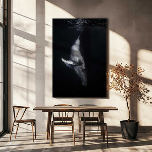 Tablou canvas „Black Whale” de Barathieu Gabriel