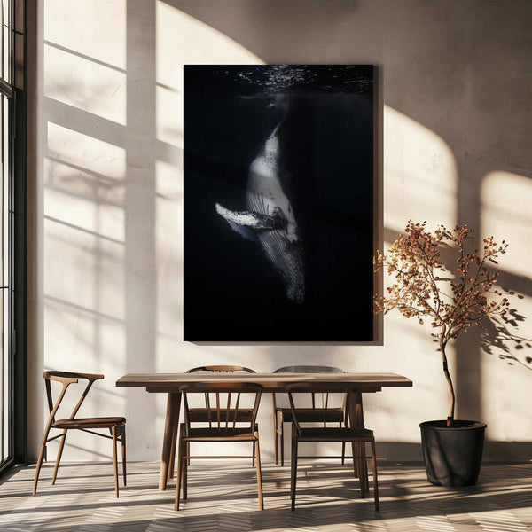 Tablou canvas „Black Whale” de Barathieu Gabriel