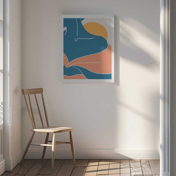 Tablou canvas „Blue Shoulder” de Pictufy Studio II