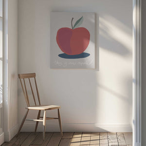 Tablou canvas „This is an Apple” de Pictufy Studio II