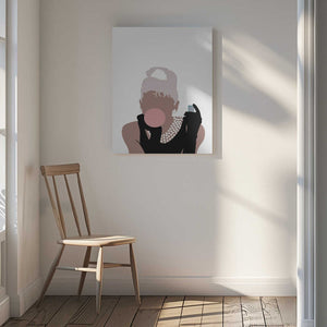 Tablou canvas „Bubblegum Girl” de Pictufy Studio II