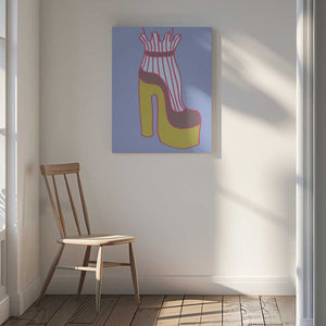 Tablou canvas „Yellow Heel 01” de Pictufy Studio
