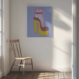 Tablou canvas „Yellow Heel 01” de Pictufy Studio