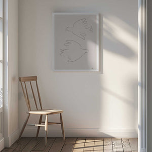 Tablou canvas „Two Doves” de Pictufy Studio II