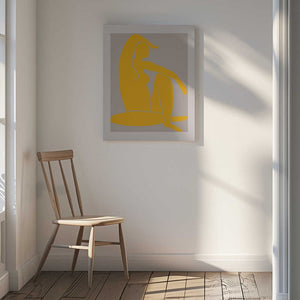 Tablou canvas „Yellow Figure” de Pictufy Studio II