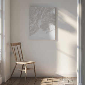 Tablou canvas „New York Map” de Pictufy Studio II