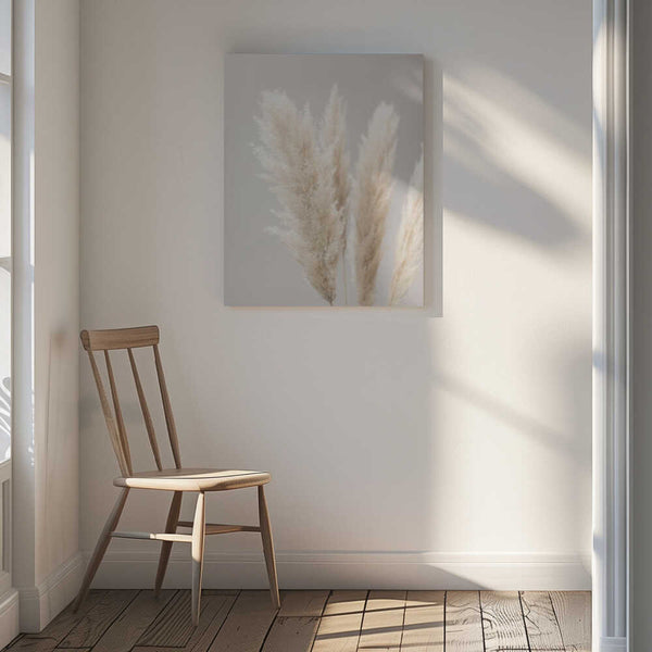 Tablou canvas „Pampas Grass Grey 02” de Pictufy Studio III