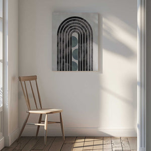 Tablou canvas „arch_capsule_001_green” de Pictufy Studio II