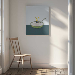 Tablou canvas „Yoga in my yogurt” de Maarten Léon