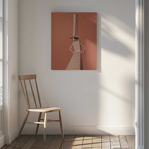 Tablou canvas „City girl” de Maarten Léon