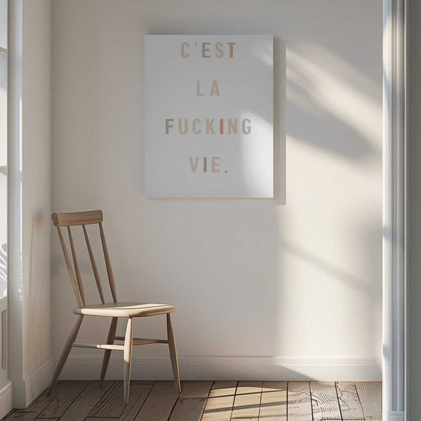 Tablou canvas „Life's Raw Essence” de uplusmestudio