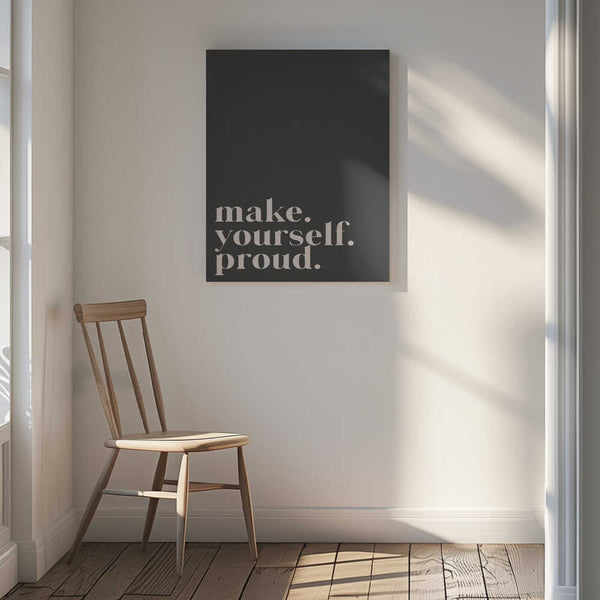 Tablou canvas „Motivational Phrase” de uplusmestudio
