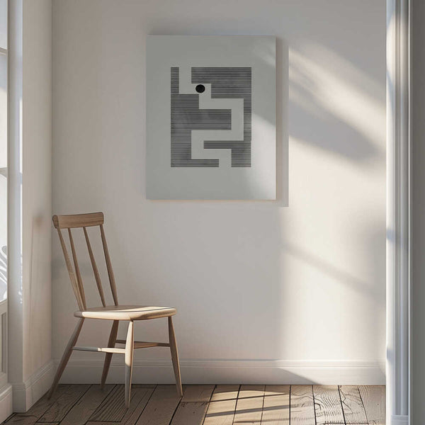 Tablou canvas „Minimalist maze” de Pictufy Studio II