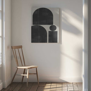 Tablou canvas „Geometric Silence” de THE MIUUS STUDIO