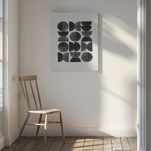 Tablou canvas „Geometric Rhythm” de THE MIUUS STUDIO