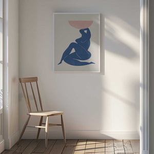 Tablou canvas „Harmony in Blue” de THE MIUUS STUDIO