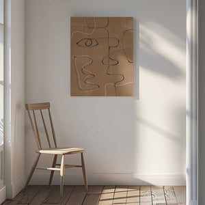 Tablou canvas „Whimsical Lines” de THE MIUUS STUDIO