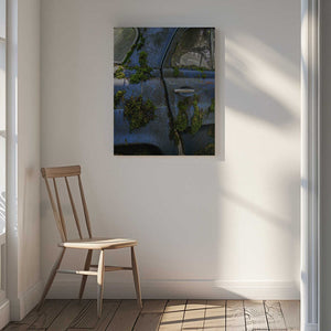 Tablou canvas „blue and moss” de Ruth Franke