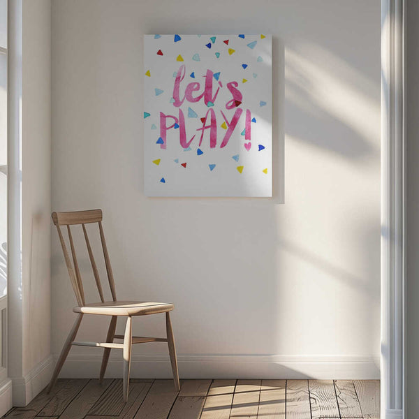 Tablou canvas „Playful Confetti Burst” de Treechild