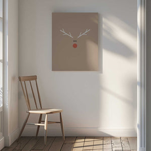 Tablou canvas „Christmas Reindeer” de Kristina N. - SoulArt Shop
