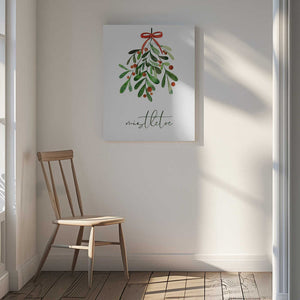 Tablou canvas „Christmas Mistletoe” de Kristina N. - SoulArt Shop