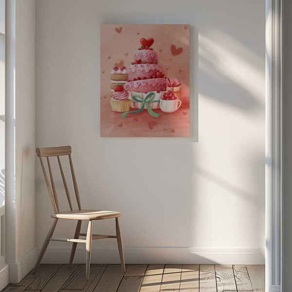 Tablou canvas „Pink Cake” de Xuan Thai