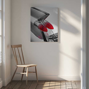 Tablou canvas „American classic car Sedan Deville 1959 tail fin abstract” de Beate Gube