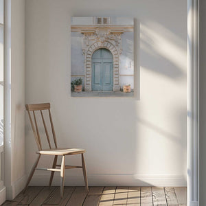 Tablou canvas „Blue tones of Rome - Italy travel photography” de Raisa Zwart