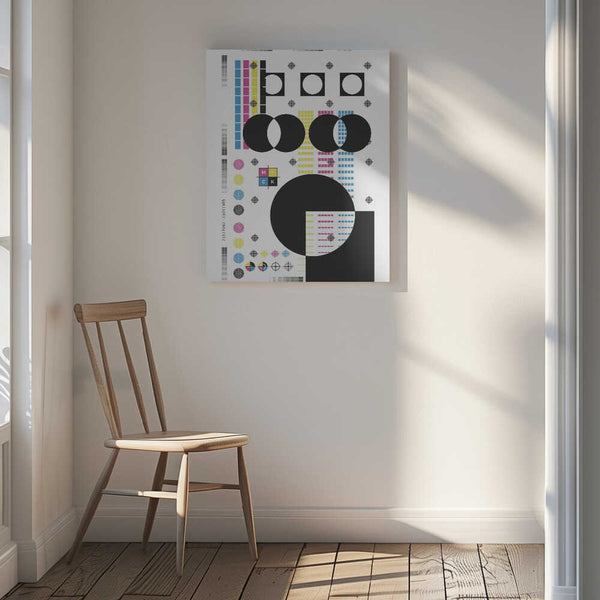 Tablou canvas „CMYK” de SERGIO ORTIZ