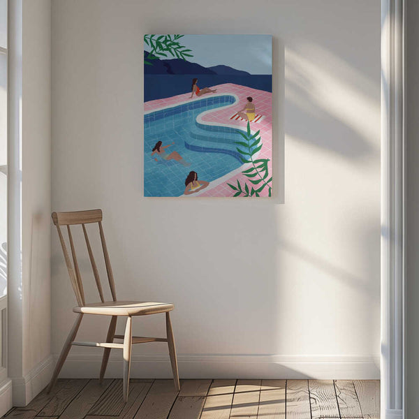 Tablou canvas „Pool Ladies” de Maja Tomljanovic