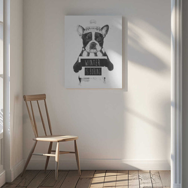 Tablou canvas „Winter is boring” de Balazs Solti