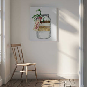 Tablou canvas „Holiday cookies in a jar” de Rosana Laiz Blursbyai