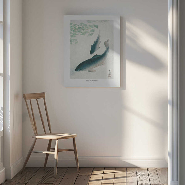 Tablou canvas „Carp Or Koi” de Ohara Koson