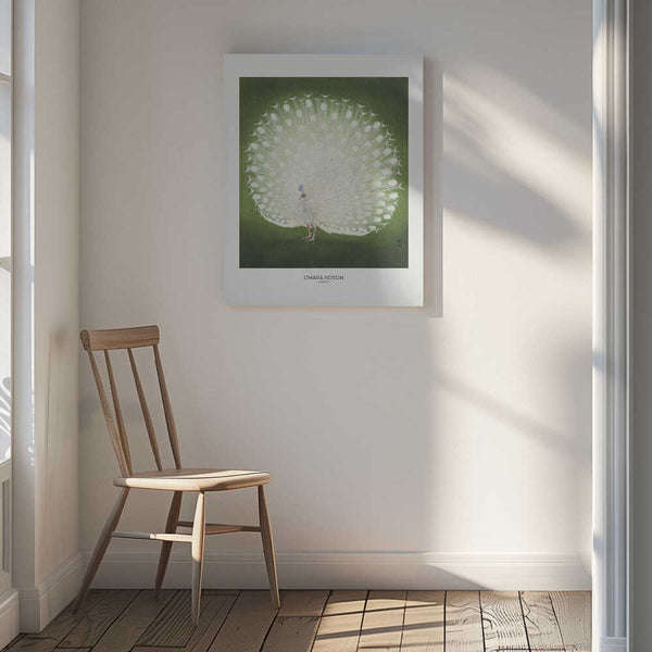 Tablou canvas „Peacock - Wide” de Ohara Koson