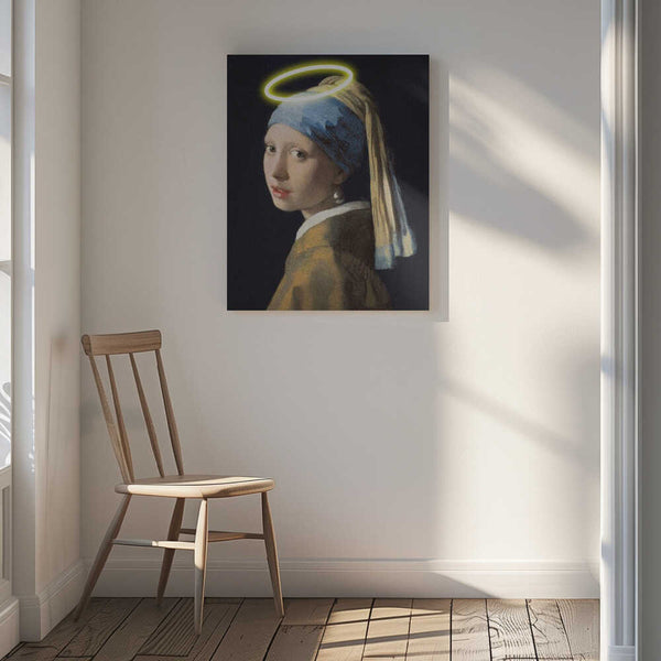 Tablou canvas „Girl With A Halo” de Artelele