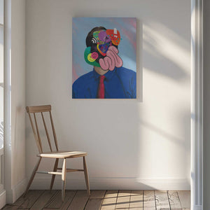Tablou canvas „Trying Hard To Look Busy” de Famous When Dead