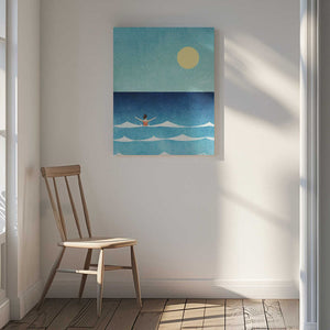 Tablou canvas „Sea Swim ii” de longwayhome