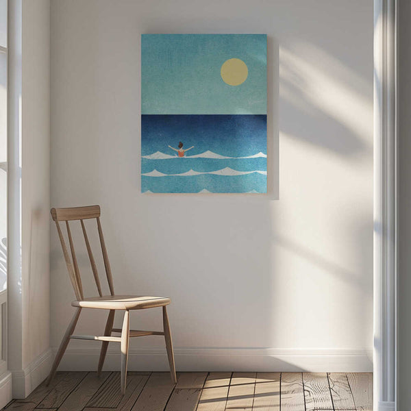 Tablou canvas „Sea Swim ii” de longwayhome