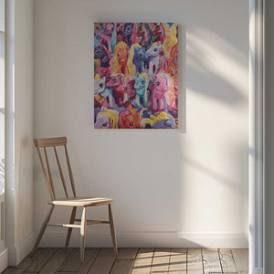 Tablou canvas „Ponies” de Pauline Wegman | Key and Sea Creative