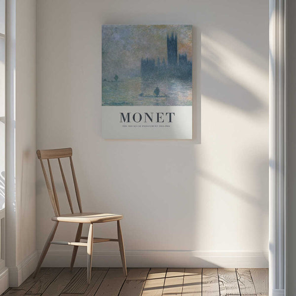 Tablou canvas „The Houses of Parliament” de Claude Monet