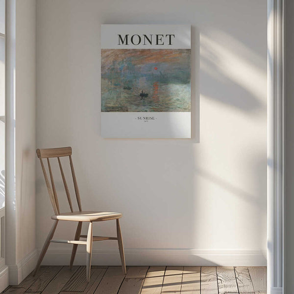 Tablou canvas „Sunrise 1872” de Claude Monet