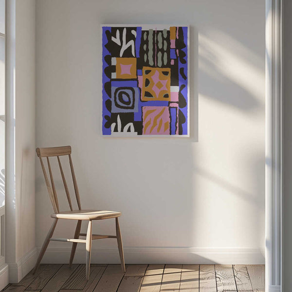 Tablou canvas „Colorful Geometry” de Treechild