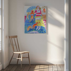 Tablou canvas „Night Ritual” de Sharyn Bursic