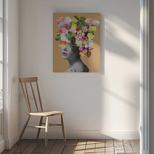 Tablou canvas „Floral portrait” de Frida Floral Studio