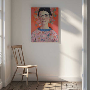 Tablou canvas „Floral Portrait Aura” de Treechild