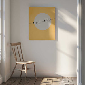 Tablou canvas „Chirping and Chilling” de Kubistika