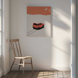 Tablou canvas „Car In Desert” de Florent Bodart