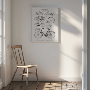 Tablou canvas „Bicyclettes” de Florent Bodart