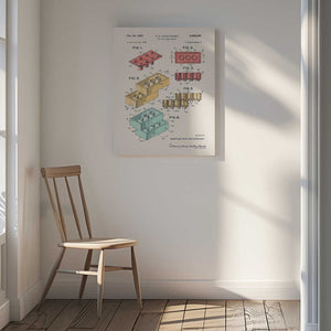 Tablou canvas „Lego Colors” de Florent Bodart