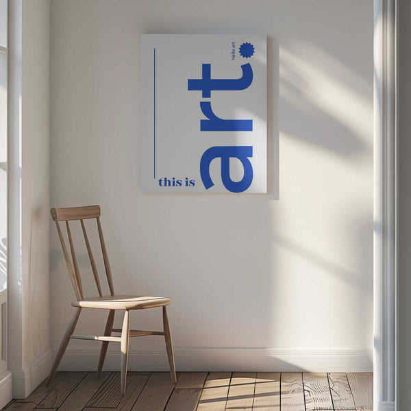 Tablou canvas „Hello Bold Typography” de Athene Fritsch